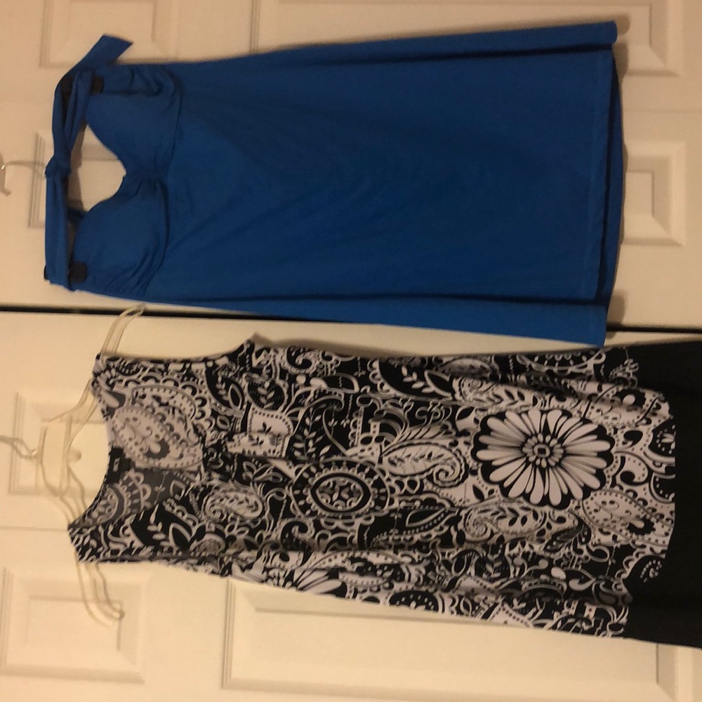 Halter sun dress & sleeveless dress